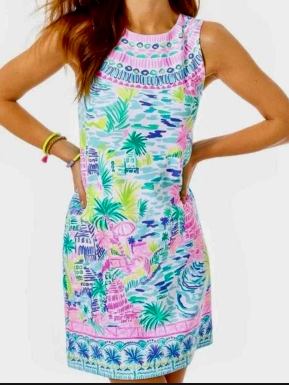NWT Lilly Pulitzer Gellar Shift Dress Private Island Style #005107 Size XS